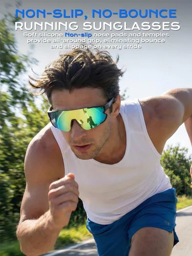 Miniatura 3 de BangLong Gafas de sol deportivas para mujeres y hombres, protección UV400, para ciclismo, correr, béisbol, pesca, conducción
