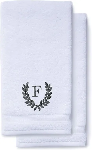 Miniatura 118 de Toallas de mano decorativas y con monograma para baño, cocina, maquillaje Regalo personalizado para boda-nupcial Toalla turca de lujo