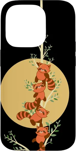 Miniatura 17 de Funda para iPhone 13 Pro Max Cute Red Panda Phone Case Red Panda Lover Case