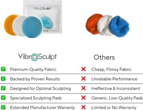 Miniatura 8 de Vibro Sculpt Máquina de Esculpido Corporal y Masajeador de Celulitis. Dispositivo de Contorno Corporal para Reafirmación de la Piel y Drenaje