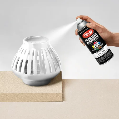Miniatura 421 de Krylon Fusion - Pintura en aerosol adhesiva todo en uno para uso en interiores y exteriores, 12 onzas, aluminio