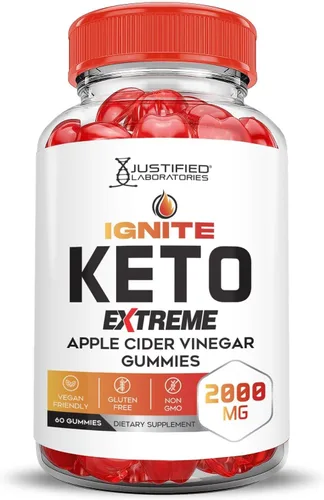 Miniatura 4 de Justified Laboratories Ignite Keto ACV Gummies Extreme 2000 mg Advanced Ignite Keto Gummies Vinagre de sidra de manzana formulado con jugo