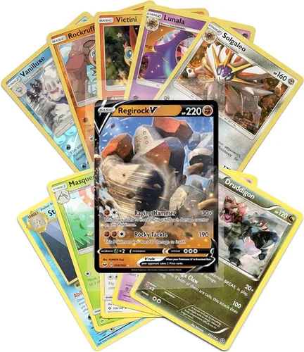 Miniatura 2 de Pokemon Cards - Lote surtido de 50 cartas con Pokémon V garantizado
