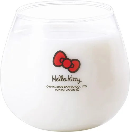 Miniatura 3 de Sanrio 501131 Hello Kitty - Vaso tambaleante, 11.8 fl oz (10.8 fl oz), cara