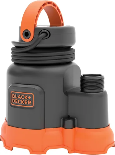 Black+Decker Bomba sumergible de agua y utilidad de 1/6 HP, bombas de hasta 2000 GPH