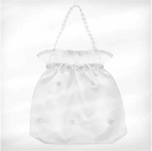 Miniatura 6 de Bolsa de dinero de satén - Bolsa de boda nupcial (Little Bud)