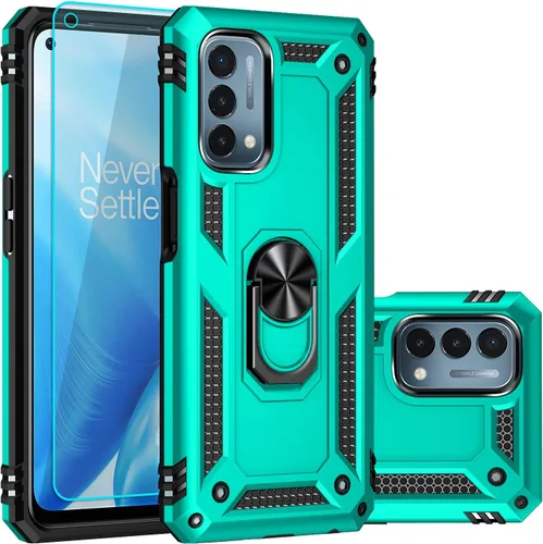 Miniatura 11 de Funda para OnePlus Nord N200 5G, con protector de pantalla, [grado militar] 16 pies, cubierta probada contra caídas con soporte magnético