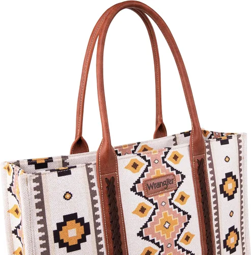 Miniatura 3 de Wrangler Aztec Tote Bag for Women Boho Shoulder Purses and Handbags