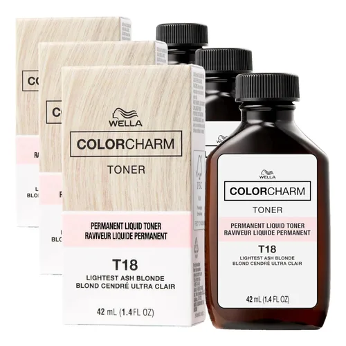 Miniatura 14 de COLORCHARM Permanent Liquid Hair Toners Neutralize Brass Healthy-Looking Blondes Tones Vegan & Free of Parabens T15 Rubio Beige Pálido