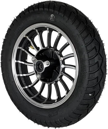 Miniatura 8 de RedCap Rueda trasera de 10 pulgadas y neumático de 3.5-10 para scooter ciclomotor de 50 cc GY6 QMB139 para unidades de freno de tambor Sunny TaoTao
