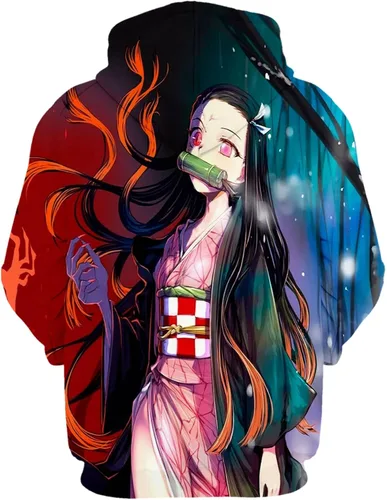 Miniatura 2 de nlhhear Sudadera con capucha de moda de anime con impresión 3D, sudadera de cosplay para hombres y mujeres