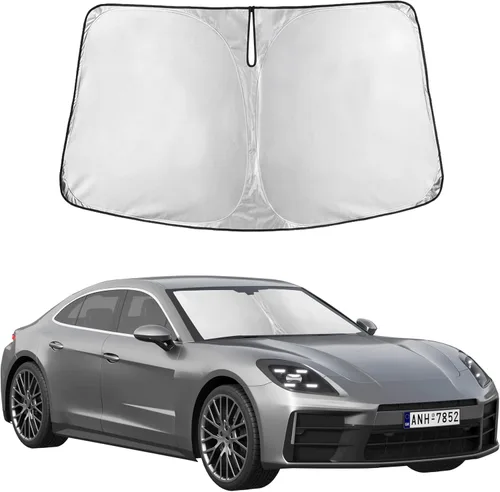 Miniatura 19 de Autovir Parasol para parabrisas Rivian R1S 2022-2024 2025 2026, parasol para ventana delantera, protección UV, bloqueador de calor, accesorios