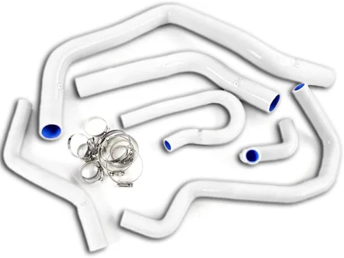 Miniatura 10 de G-PLUS Kit de abrazaderas de manguera de refrigerante de radiador de silicona compatible con Honda Civic EK4/9 tipo Rdc 2 Dohc B16A/B B18C, negro