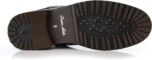 Miniatura 7 de Ferro Aldo Botas de motocicleta casuales para hombre con cremallera y hebilla