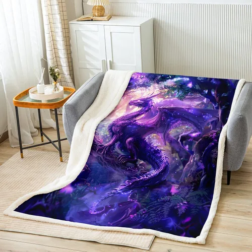 Miniatura 12 de Manfei Sports Car Kids Throw Blanket Blue and Orange Fire Bed Blanket for Boys Girls Room Decor, Black Racing Car Blanket for Couch Sofa, Soft and