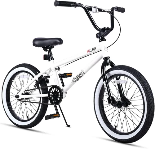 Miniatura 9 de vollsch Bicicletas BMX Freestyle de 18 y 20 pulgadas para adolescentes de 6 a 15 años de edad, niños, niñas, principiantes con palanca, varios