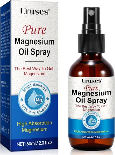 Spray de aceite de magnesio puro, aceite de magnesio para pies, spray tópico de magnesio para pies, aceite corporal de magnesio, botella de vidrio,