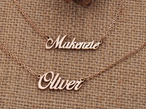 Miniatura 5 de GR35Z9 Collar personalizado con placa de identificación única