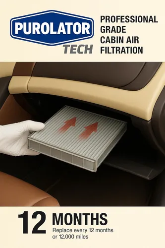 Miniatura 5 de Purolator TC35519 PurolatorTECH Filtro de aire de cabina Compatible con Honda Accord, CR-V, Civic, Pilot, Odyssey, Ridgeline, Acura MDX y RDX