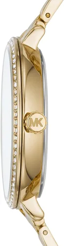 Miniatura 2 de Michael Kors Reloj Charley MK4399 de aleación dorada de tres manecillas para mujer, Oro, Movimiento de cuarzo