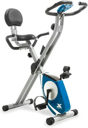 Miniatura 10 de XTERRA Bicicleta estática plegable para fitness, capacidad de peso de 225 libras