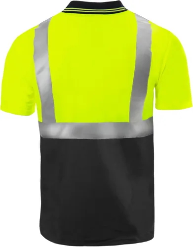 Miniatura 3 de JORESTECH Polo de seguridad con diseño de poliéster para ocultar las manchas y bolsillo cosido en el pecho