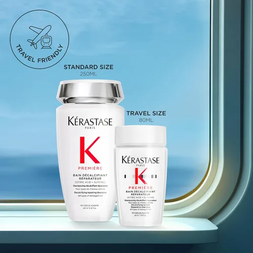 Miniatura 2 de Kerastase Premiere Champú Reparador de Cabello Sin Sulfato - Para todo tipo de cabello dañado, fortalece y suaviza, con ácido cítrico, elimina