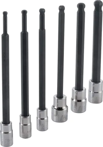 Miniatura 7 de CRAFTSMAN Juego de llaves hexagonales, métrica, unidad de 3/8 pulgadas, bola larga, 6 piezas (CMMT42607)