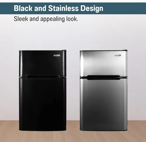 Miniatura 8 de Equator Advanced Appliances Conserv - Mini refrigerador compacto de acero inoxidable de 19 pulgadas, 2 puertas, 3cf, puerta reversible, 110 V