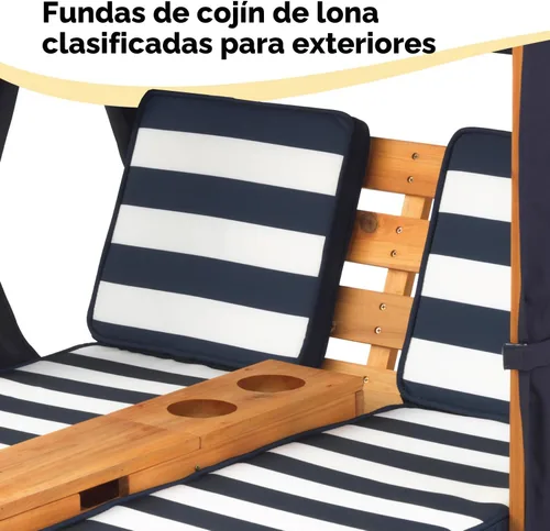 Miniatura 8 de KidKraft al aire última intervensión doble chaise lounge, talla única