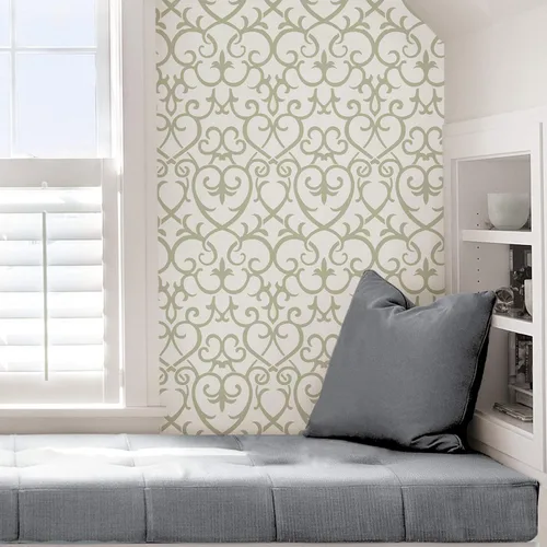 Miniatura 5 de Scott Living Rhapsody - Papel tapiz autoadhesivo, color gris