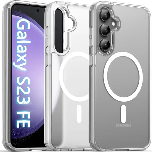 Miniatura 49 de Oterkin Funda magnética para Samsung Galaxy S24 Ultra mate, funda para teléfono S24 Ultra compatible con MagSafe, esmerilada, translúcida, a prueba