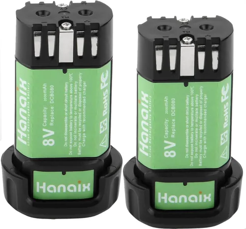 Miniatura 9 de Batería y cargador de 2000mAh 8V para DEWALT DCB080 DW4390 DCF680 DCF680N1 DCF680N2 DCF680G2 DCF682 DCL023 DCB095 Batería