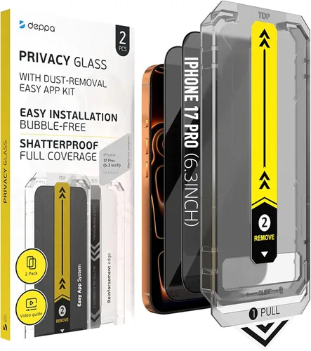 Miniatura 11 de Deppa Pack de 2 Protector de pantalla para iPhone Air (6.5") con bandeja de instalación inteligente Libre de polvo y burbujas Vidrio