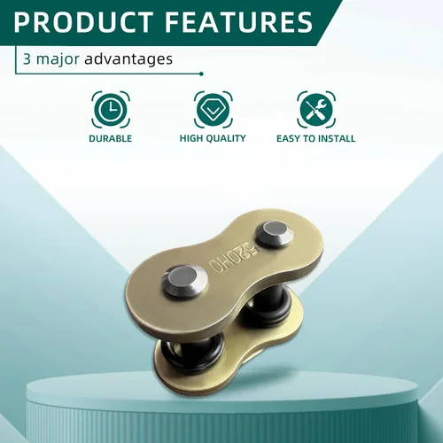 Miniatura 4 de AUTOKAY 4 eslabones de conexión de 520 cadenas Master Link O-Ring para motocicleta Dirt Bike