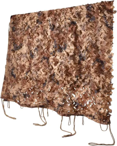 Miniatura 20 de HYOUT Red de camuflaje en rollo a granel, malla de camuflaje para cepos de caza, ghillie, sombrillas, camping, decoración para fiestas militares us