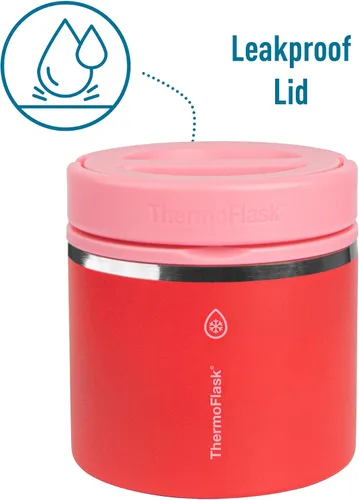 Miniatura 3 de ThermoFlask - Frasco de comida aislado de doble pared de 12 onzas, Rosa Arenisca