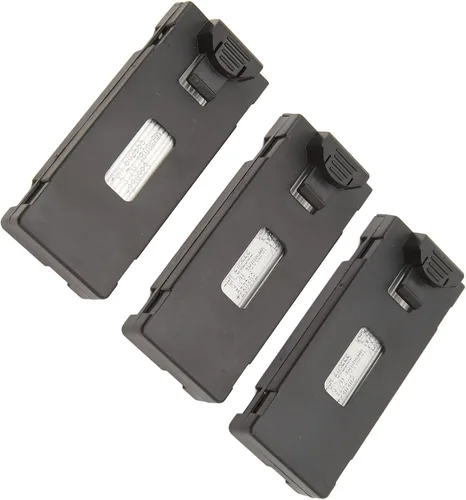 RiToEasysports Kit de batería de litio para aviones RC de 3 piezas, batería de litio RC Drone para E88 E88Pro LS E525 E525 Pro (1800 mAh)