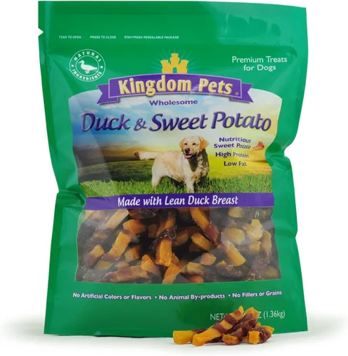 Miniatura 6 de Golosinas de Pollo Deshidratado para Perros con Solo 3 Ingredientes y Sin Rellenos, Bolsa de 3 Libras
