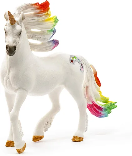 Miniatura 2 de Schleich bayala - Semental de unicornio arcoíris - Juguete de unicornio para niñas y niños - Figura de caballo de fantasía para niños a partir de 5