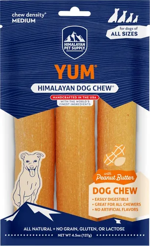 Miniatura 15 de Himalayan Dog Chew Yak Cheese - Masticables para perros, sin lactosa y sin granos, fabricados en Estados Unidos, para todas las razas de perros