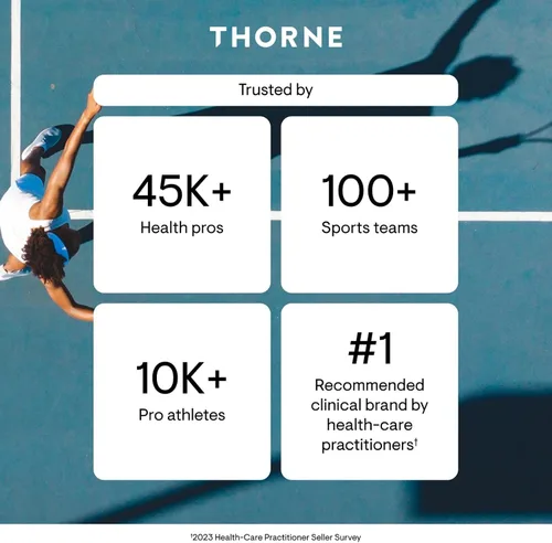 Miniatura 8 de THORNE - Ácido alfa lipoico - Proporciona apoyo antioxidante - Apoya la desintoxicación hepática y la salud nerviosa, ocular, metabólica y hepática*