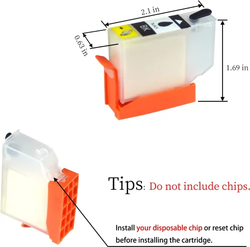 Miniatura 4 de Gooyule Cartuchos de tinta de repuesto sin chip para XP-15000 XP-15010 XP-15080 Cartuchos de tinta de sublimación remanufacturados sin chip ni tinta