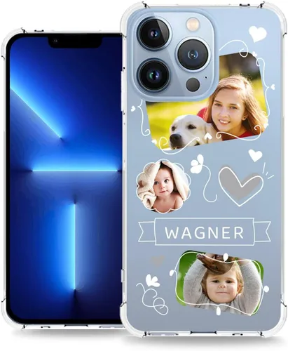 Miniatura 11 de Funda personalizada para Apple iPhone 13 Phone Mini Pro Max Promax con fotos personalizadas, imagen personalizada iP13, delgada, flexible, gel