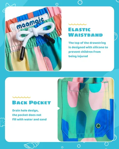 Miniatura 43 de maamgic Traje de baño para niños con forro de compresión elástico para niño