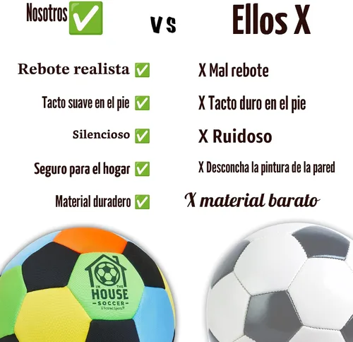 Miniatura 5 de in The House - Balón de fútbol acolchado tamaño 4 para niñas (mayores de 3 años), niños (mayores de 3 años) y adultos, lleva la práctica de fútbol a