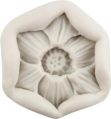 Miniatura 9 de Sijiangmold Molde de silicona de flor de hibisco, orquídea de hibisco, moldes de fondant, molde de caramelo de flores de plumeria, molde