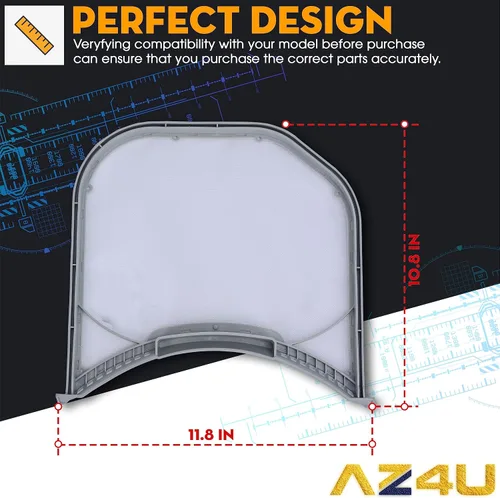 Miniatura 5 de Trampa de pantalla de filtro de pelusa para secadora que reemplaza para LG DLGX3701W DLGX4271W DLGX4071W DLGX3371V DLGX3361V DLGX3361W DLGX3371W