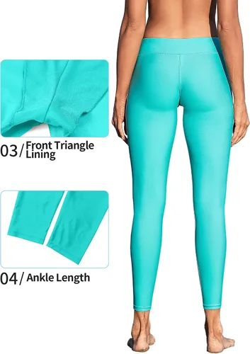 Miniatura 51 de ATTRACO Pantalones de natación de talle alto - Leggings de natación para mujer