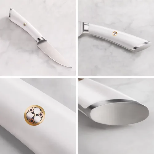 Miniatura 3 de Cangshan ELBERT Serie Alemán Acero Forjado 3.5" Cuchillo de Pelar (Blanco)